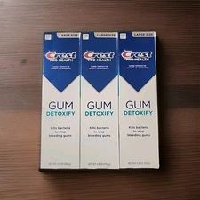 3 NEW Crest Pro Health Lot of  Toothpaste Gum Detoxify Deep Clean 4.8oz