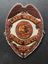 Lake Holiday Illinois IL Police Sheriff Patch
