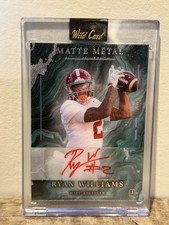 Wild card Matte Metal Ryan Williams Autograph True 1/1 2026 Football Card