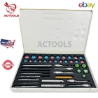 Valve Seat Cutter Set Carbide Tipped For Motorcycles ATVs 3 Angle Cut 30-45-60 D