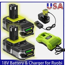 For RYOBI BPL18151 P108  18V High Capacity Battery Lithium-Ion LED Battery