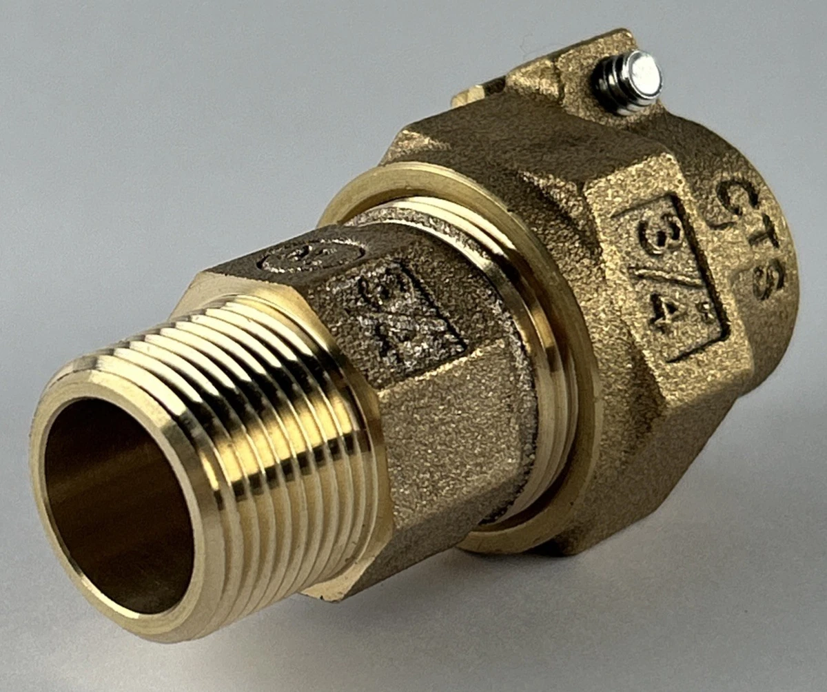 3/4” Pack Joint CTS x MNPT Coupling T-4300NL Water Pipe Fitting photo 4