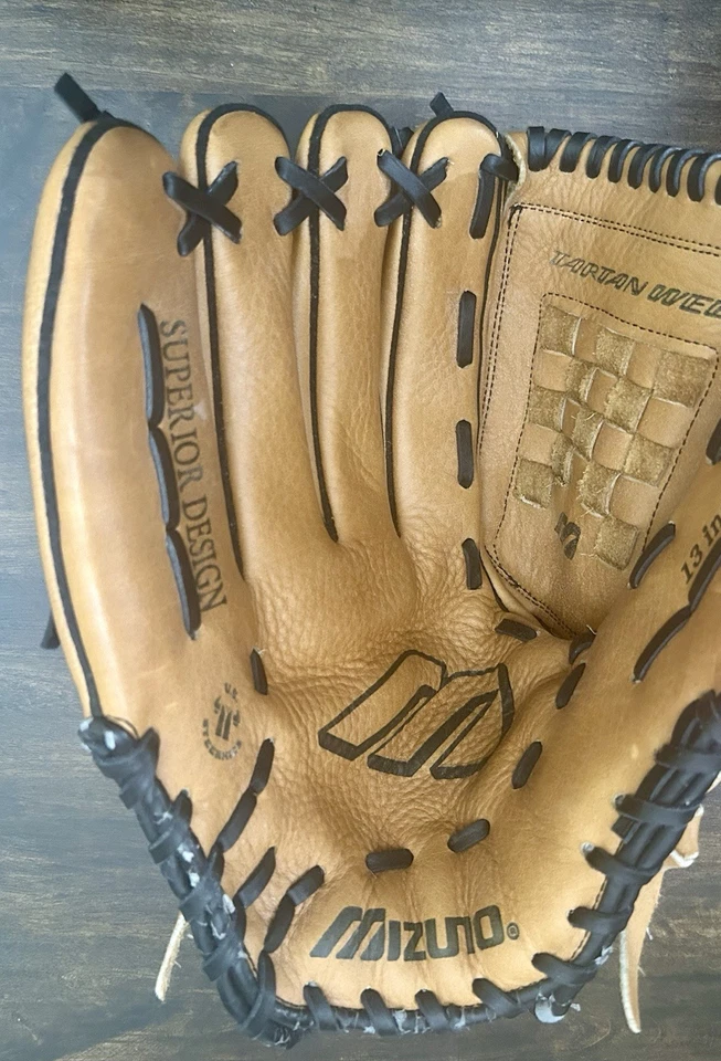 Mizuno Baseball Glove 13 Leather Left-Hand Superior Fit Nice Shape!!! - Image 4 of 4