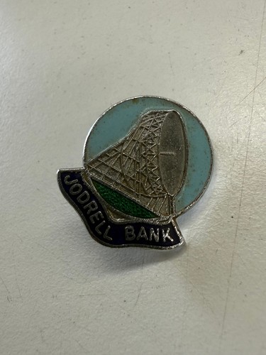 VINTAGE JODRELL BANK ENAMEL BADGE
