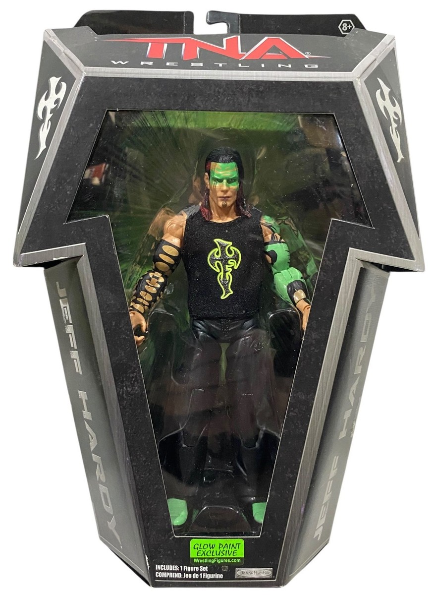 TNA Wrestling Jeff Hardy Glow in the Dark Figure NEW Jakks