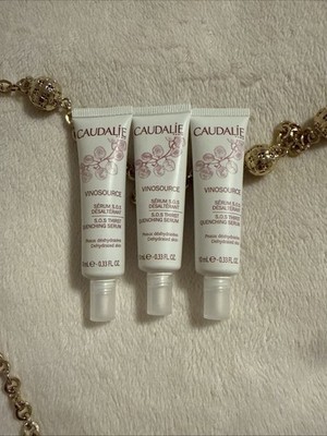 3x-Caudalie Paris Vinosource SOS Thirst Quenching Serum 10mL Made In France