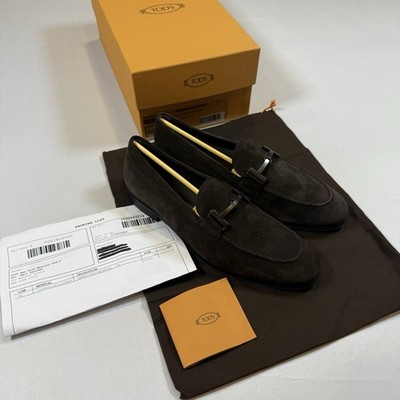 Tod s Double T Loafer Size 7UK/8.5US New In Box With Receipt MSRP $1,100