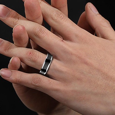 Smart Ring Multifunction Motion Sensing Game Long Battery Life Waterproof Sl Fit