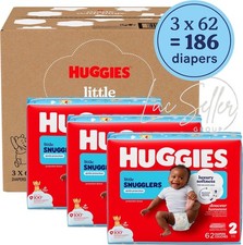 Huggies Little Snugglers Diapers Size 2 - 186 ct