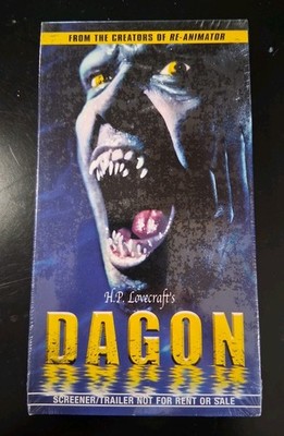 Dagon Sealed Screener Horror VHS!