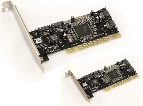 Carte Controleur PCI SATA // 4 PORTS // RAID 0, 1,0+1 - HIGH + LOW PROFILE - 第 4/4 張圖片