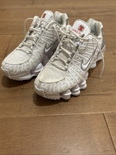 Nike Womens Shox TL Running Sneakers Mesh Whi...
