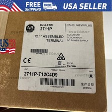 Allen Bradley Panelview Plus 1250 2711P-T12C4D9 Display 2711PT12C4D9 US Free Tax