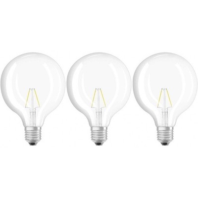 Osram LED Star Classic Globe Lampe E27 25W 2700lm Ballform Lampe Warmweiß [3 ER]