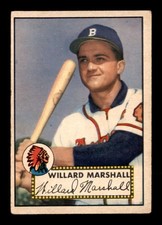1952 Topps 96 Willard Marshall  VG X3548587