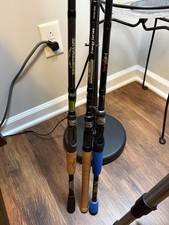 (Lot Of 3) Used Dobyns/Halo baitcaster Rods J...