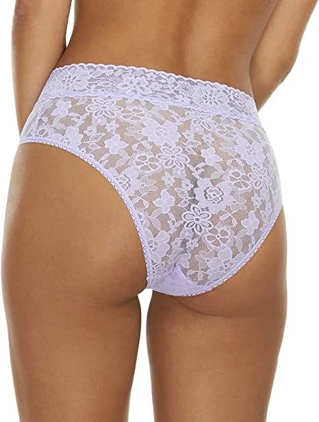 Hanky Panky LILAC BLOOM Daily Lace Girl Brief Panty, US Large - Image 4 of 4