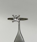 14k White Gold IGI Princess Cut Lab Grown Diamond Ring 1.00 CTW 3.0g Size 6.75 — photo 9