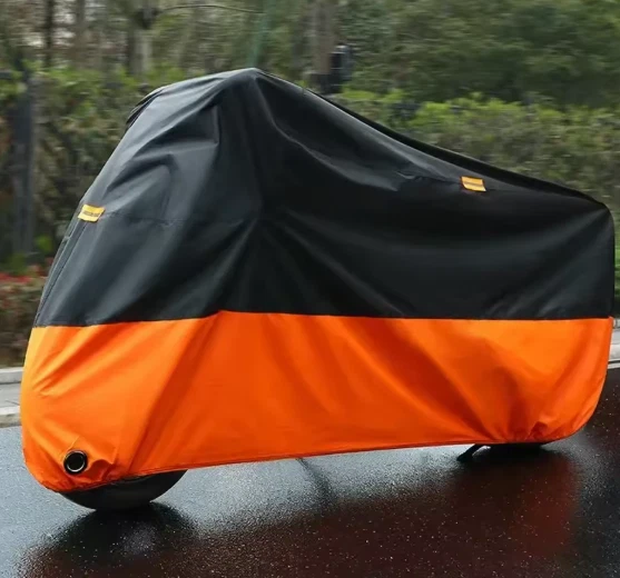 TELO COPRIMOTO FELPATO  IMPERMEABILE SCOOTER PVC VARIE TAGLIE UNIVERSALE MOTO - Immagine 2 di 4