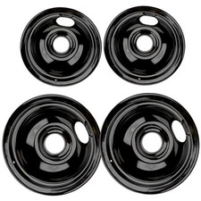 Porcelain Drip Pans Set 5304430150 8" 5304430149 6" Frigidaire 318067041