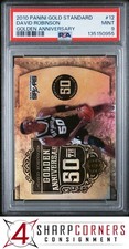 2010 GOLD STANDARD GOLDEN ANNIVERSARY #12 DAVID ROBINSON HOF #/299 POP 1 PSA 9