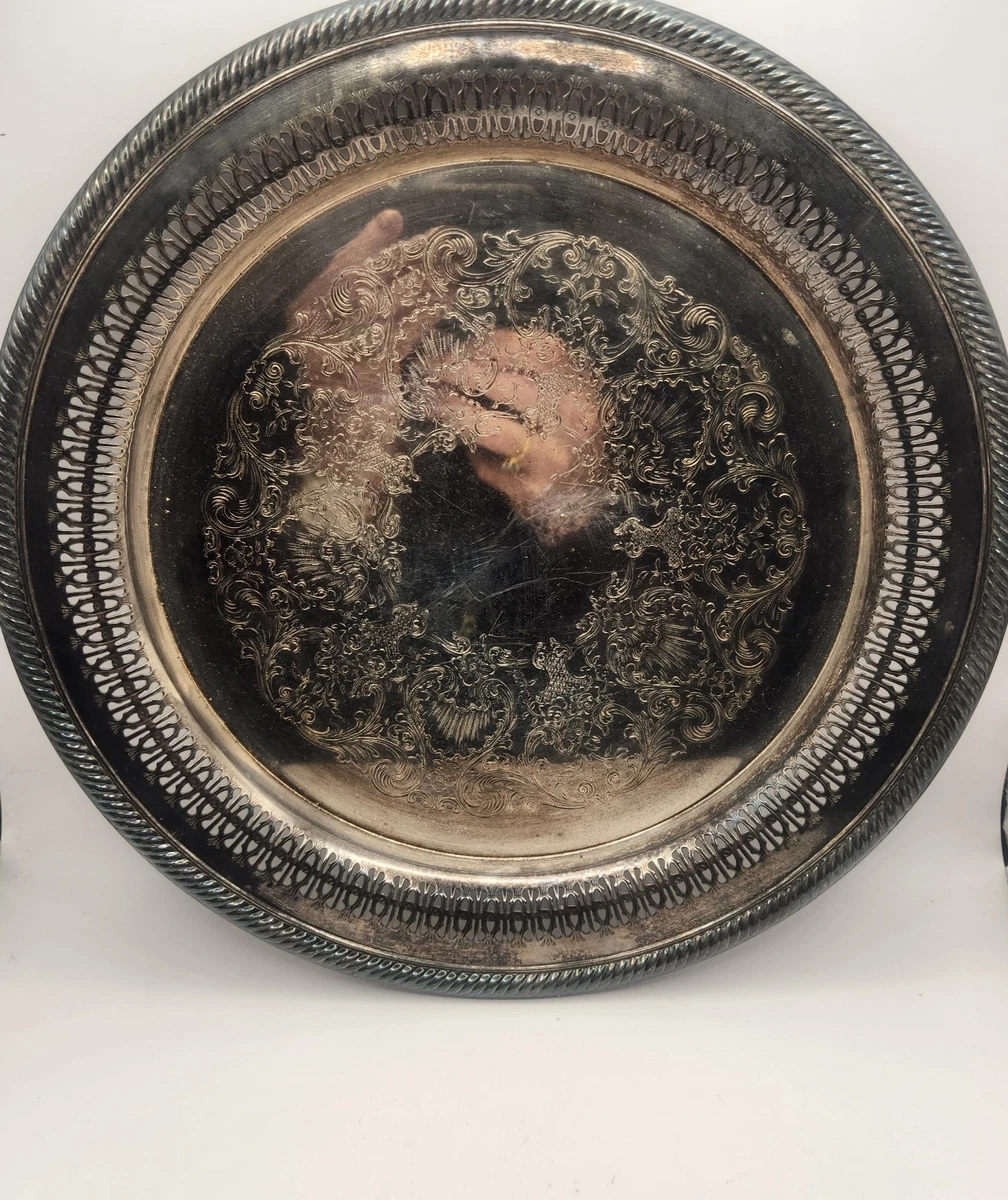 International Silver 1900-1940 Antique US Silver-Plated Platters