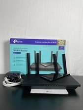 TP-Link Archer AX21 Black 1800 Mbps Gigabit Port Dual-Band WiFi 6 Router