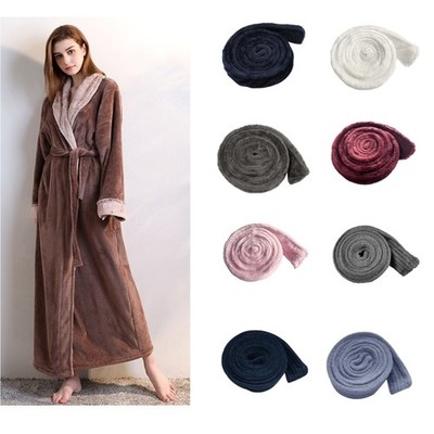 Bath Robe Belt Replacement Fleece Bathrobe Tie Replacement Flannel Robe Belt