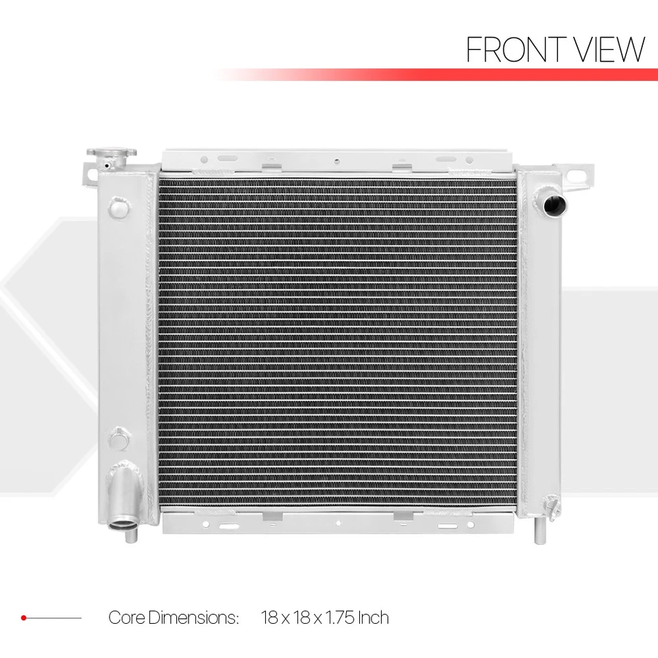 Radiador de rendimiento de aluminio de 2 filas para Ford Explorer/Ranger/B3000/B4000 91-94 Foto 3 de 4