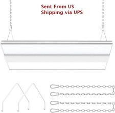 240W LED Linear High Bay Shop Light 1.6FT 36,000lm 5000K Hanging Warehouse Lamp