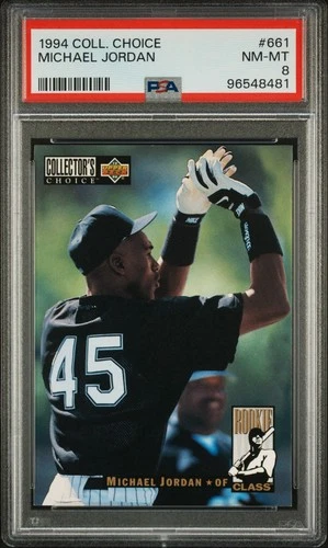 1994 Upper Deck Collector's Choice - Rookie Class Michael Jordan #661 - PSA 8