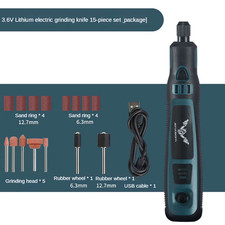 Mini Grinder USB Rechargeable Micro Rotary Tool - Wireless Electric Engraver Pen