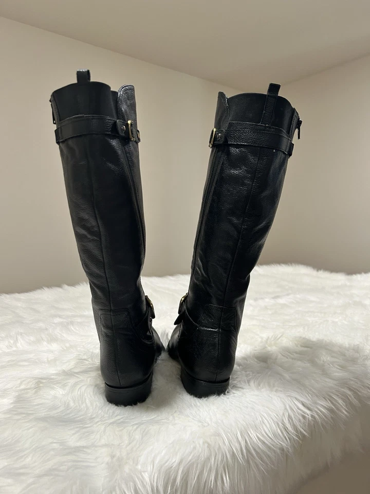 Nuevas Botas Naturalizer Negras Sobre la Rodilla 9.5W Foto 4 de 4