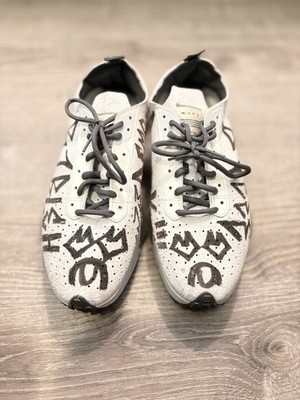 Nike Air Zoom Type customs by R7PZI   hand-drawn graffiti lettering covers