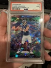 Caleb Williams PSA 9 2024 Panini Prizm - Fireworks #25 Green Ice Prizm (RC)