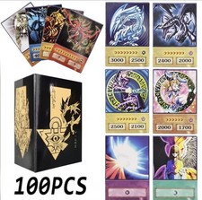 Yu-Gi-Oh DIY Karten Set 100 Stück Anime Fanartikel Karten – Kein Original TCG –