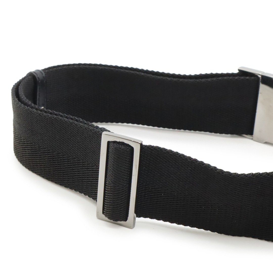 Gucci Black Canvas Leather Mini Waist Bag Waist Pouch Used thumbnail 4