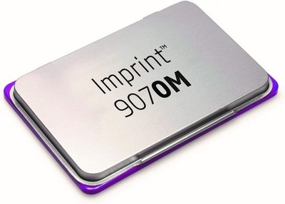 Trodat 9070M Imprint Stempelkissen auf Wasserbasis, violett, für Handstempel, kl