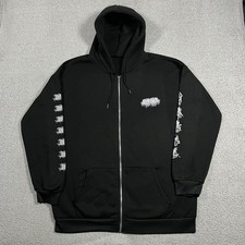 Lorna Shore Hoodie Men XL Sweatshirt Metal Deathcore Band Full Zip Post Hardcore