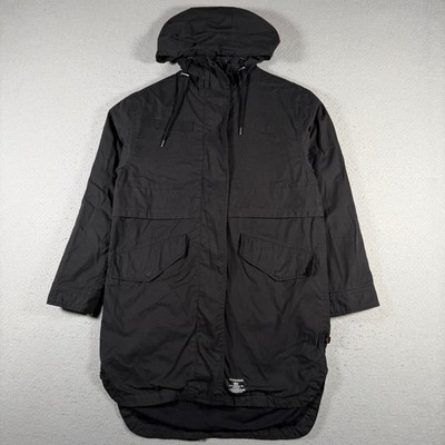 Alpha Industries Men's Black M-65 Cold Weather Field Jacket Hooded Parka XS