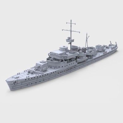 MRY-SFW 1/72 German K2 Gunboat Water Line