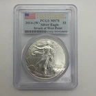 2014-W American Silver Eagle $1 PCGS MS70 First Strike Silver Bullion Coin