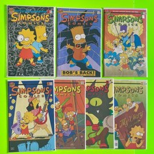 Simpsons Comics # 2 3 5 6 7 8 9 (Bongo, 1994) Lot of 7 Bill Morrison Steve Vance