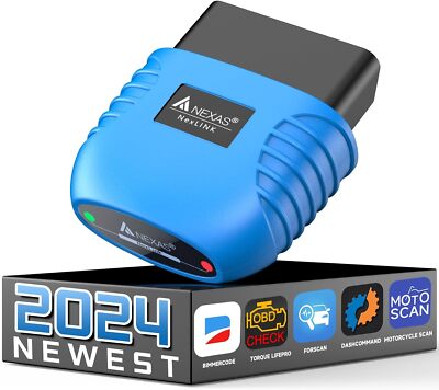 NEXAS NexLink Car Bluetooth OBD2 Scanner Diagnostic Scan Tool for IOS Android