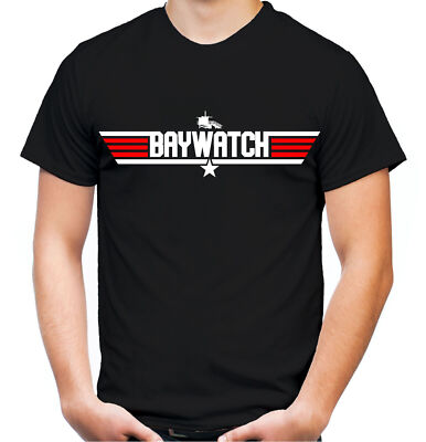 Baywatch T-Shirt | David Hasselhoff Mitch Rettungsschwimmer Miami Beach | M3