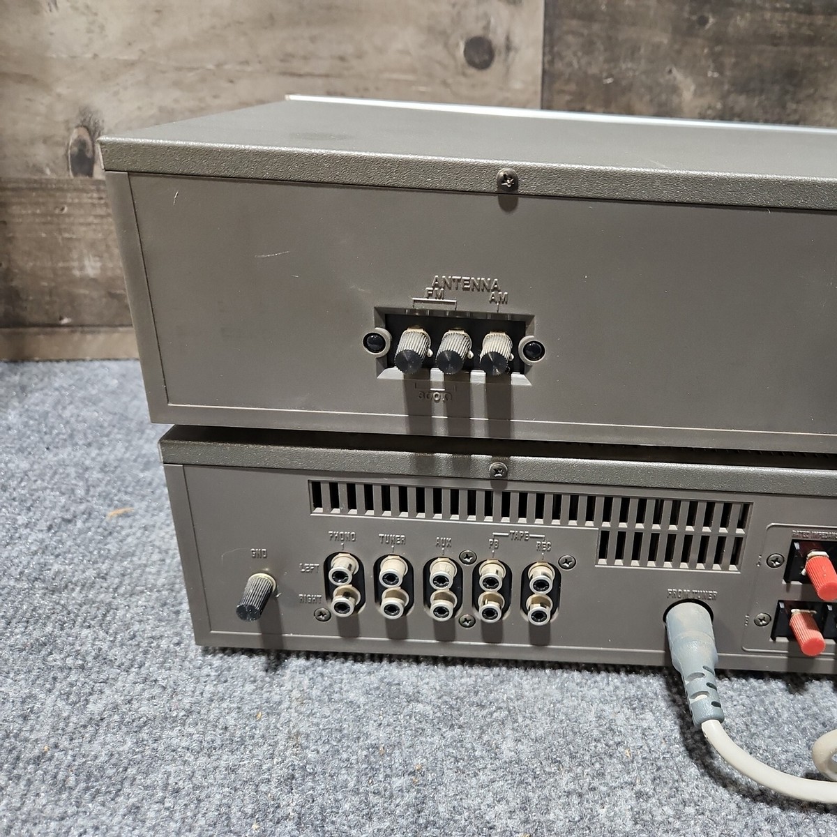 VTG Sharp ST-30 Stereo Turner & SM-30 Amplifier Silver Face VTG Sharp ST-30 Stereo Turner & SM-30 Amplifier Silver Face