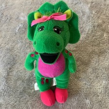 Fisher Price Mattel Lyons 2017 Barney the Dinosaur Baby Bop Plush Stuffed Animal