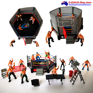 wwe ring and action figures