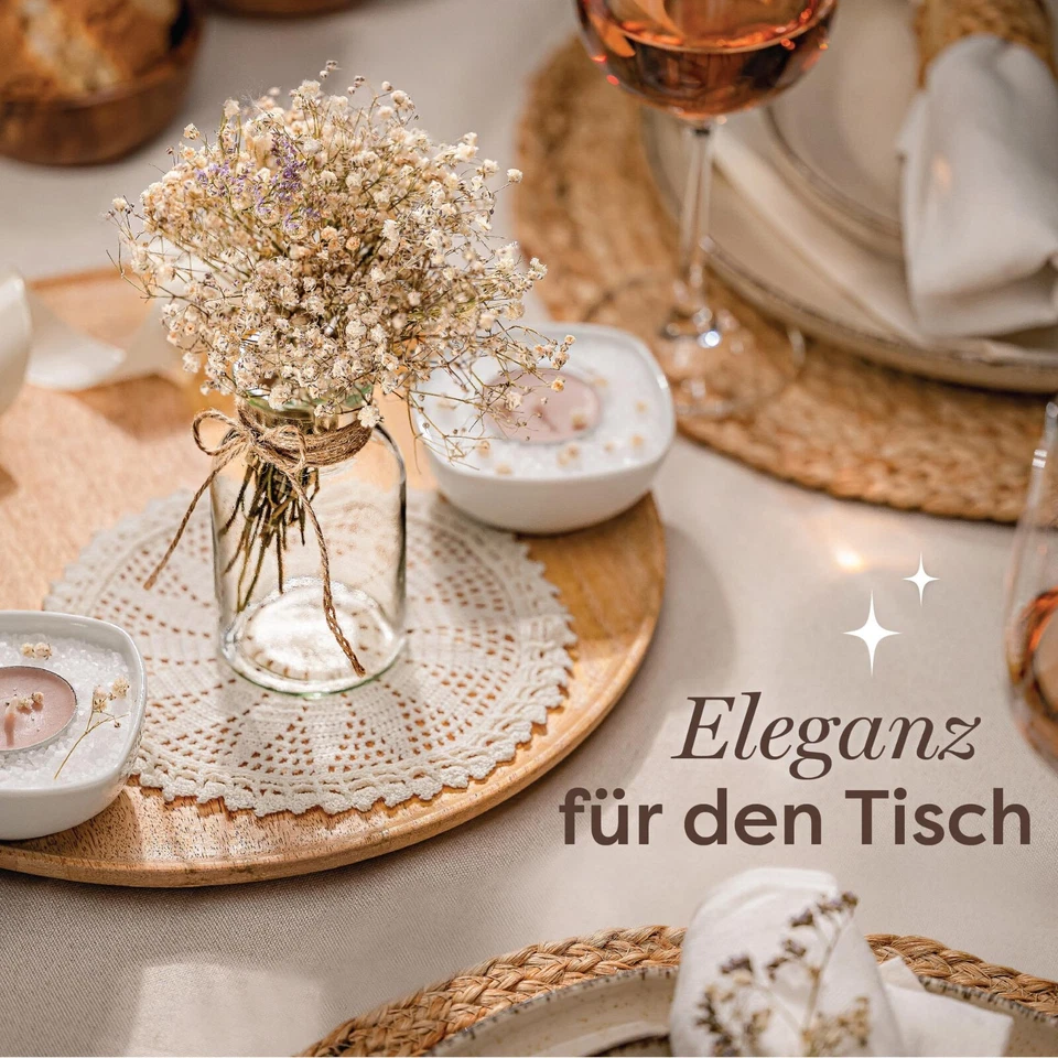 12 Mini Glasvasen 10cm Deko Blumen Vase Flasche Hochzeit klein Väschen Set Rund - Bild 2 von 4