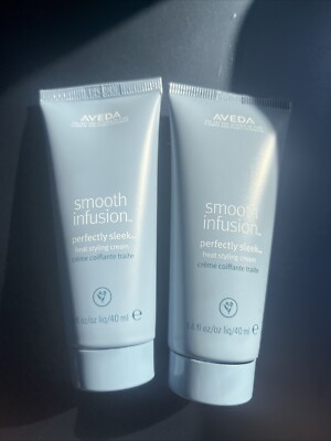 x2 Aveda Smooth Infusion Heat Styling Cream (40ml) Each